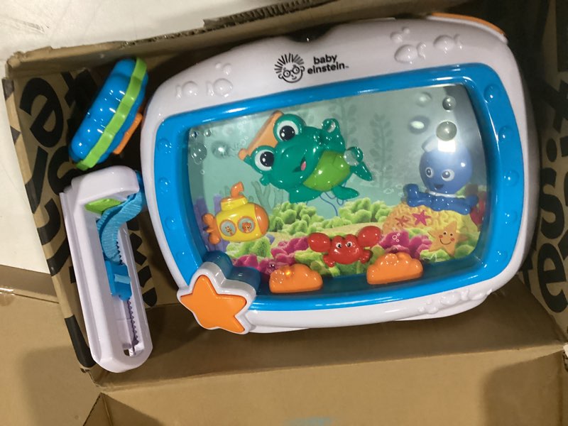 Condition photo showing As Is for Baby Einstein Sea Dreams Soother Musical Crib Toy and Sound Machine, Newborn and up Neutral