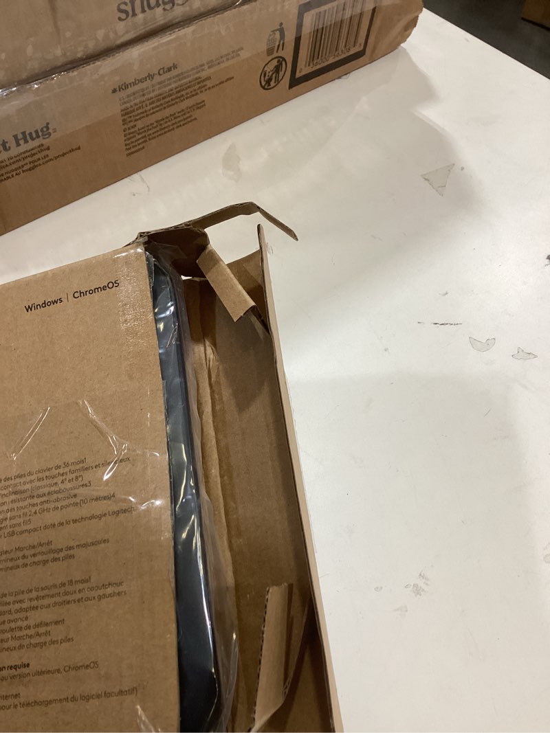 Condition photo showing As Is for Logitech MK540 Advanced Wireless Keyboard and Mouse Combo for Windows, 2.4 GHz Unifying USB-Receiver, Multimedia Hotkeys, 3-Year Battery Life, for PC, Laptop 2024 Model