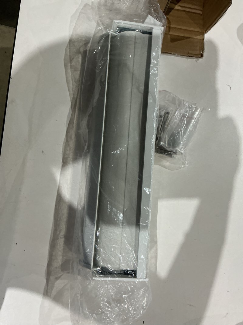 Condition photo showing Good Condition for persilux blackout zebra blinds for windows (15" w x 47" h, white) cordless zebra shades for indoor windows, sheer shades thermal insulated blinds with upgraded cassette, roller window shades for home 15"w x 47"h white (blackout)