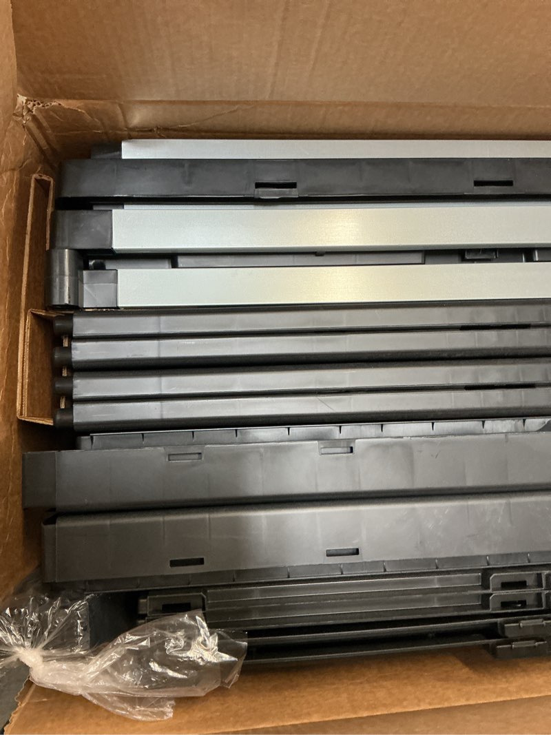 Condition photo showing As Is for keter premium one 35 in. w x 71.7 in. h. x 18.5 in. d 5-shelf ...