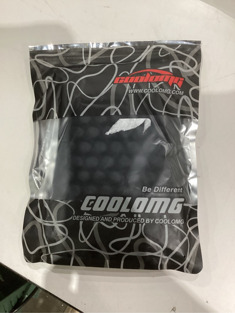 Condition photo showing New/Like New for COOLOMG Basketball Knee Pad for Kids Youth Adult, Compression Anti-slip Knee Sleeve for Baseball Volleyball Football, Sports Knee Protector (1 Pair) Black Bubble Small