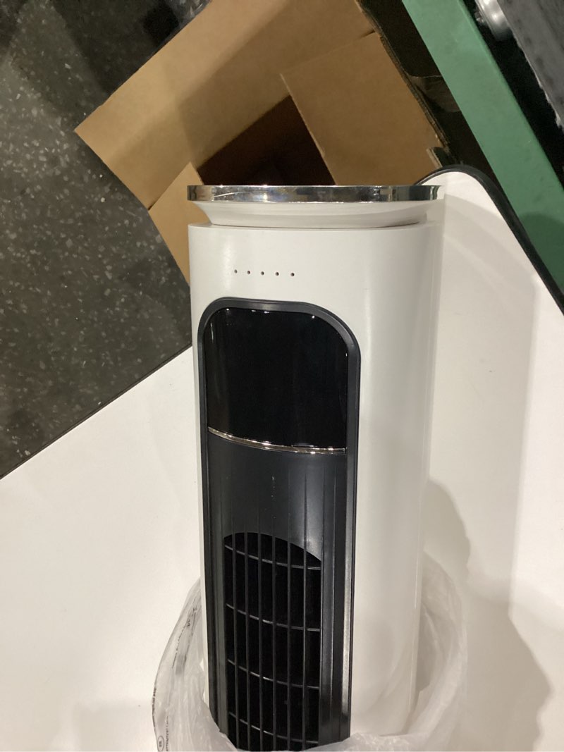 Condition photo showing New/Like New for Windowless Portable AC, 37.53’’ 3-IN-1 Portable Evaporative Air Cooler w/Remote, 12H Smart Timer, 70° Oscillation, 2.5L Removable Water Tank & 3 Ice Boxes, Quiet Cooling Tower Fan For Home Office