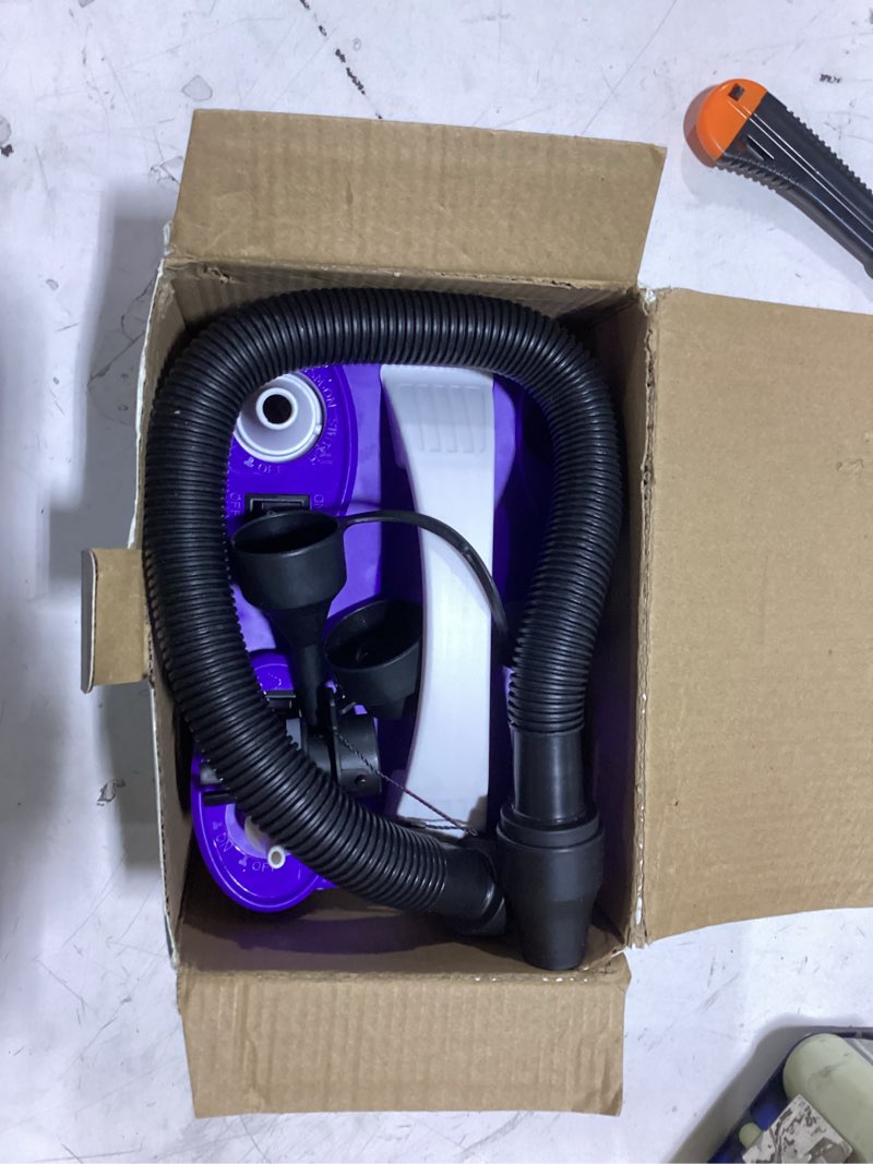 Condition photo showing As Is for 3-in-1 electric balloon pump, portable electric air pump for all balloons inflatables dual nozzle balloon blower machine for latex 260q foil balloons 110v ac inflator deflator for inflatable pool bed