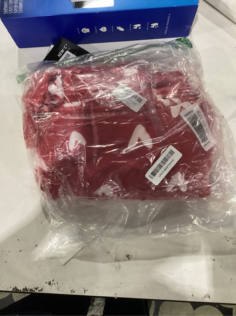 Condition photo showing New/Like New for Horaldaily Valentine Flannel Blanket Throw, Mini Love Hearts Red Soft Fuzzy Plush Cozy Fleece Blankets for Couch Sofa Bed Lounging, Ideal Gifts for Kids Adults Wife Self, 50x60 Red Throw(50x60'')