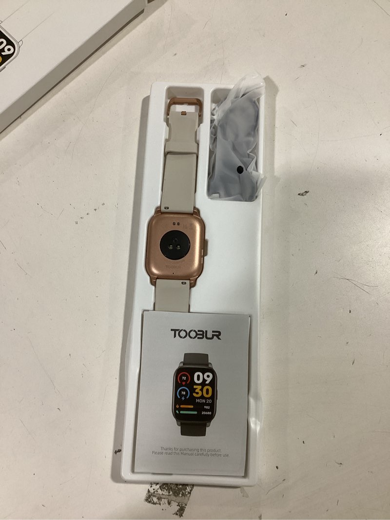 Condition photo showing As Is for TOOBUR Smart Watch for Women, Smartwatch Compatible Android and iOS Phone, Answer/Make Calls, Fitnes