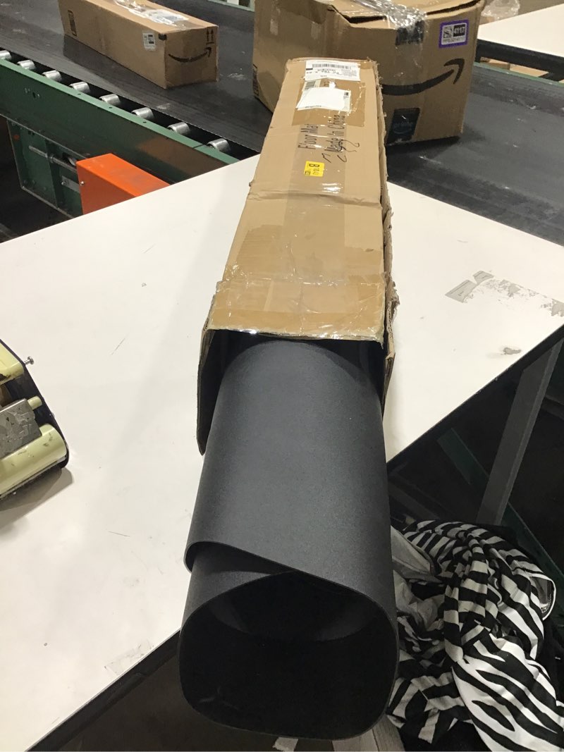 Condition photo showing As Is for Salon mats for Hair Stylist 3?x5? Barber Shop Salon Floor Chair Mat -Black Semi Circle Hair Stylist Station Anti Fatigue Salon Mats -1/2" Thick Salon Standing Mat