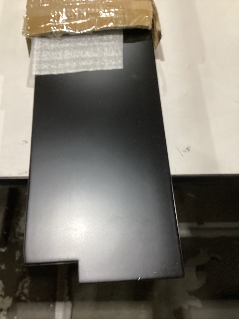 Condition photo showing Good Condition for Similar to stock photo!!! AMBIRD 28.9 Inch Length Shelf with Hooks Entryway Coat Rack Wall Mount Wood Coat Hooks with Shelf Wall-Mounted Coat Hook Rack with 5 Dual Hooks for Bathroom, Living Room, Bedroom (Black)