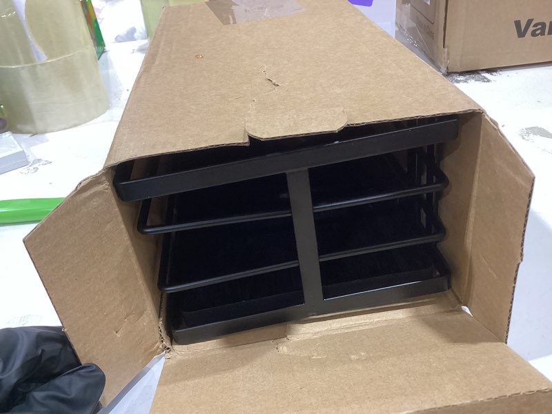 Condition photo showing Good Condition for TJ.MOREE Over The Door/Wall Mount Ironing Board Hanger, Laundry Room Iron and Ironing Board Caddy Storage for Water Mister, Fabric Sprays, Laundry Detergent Black