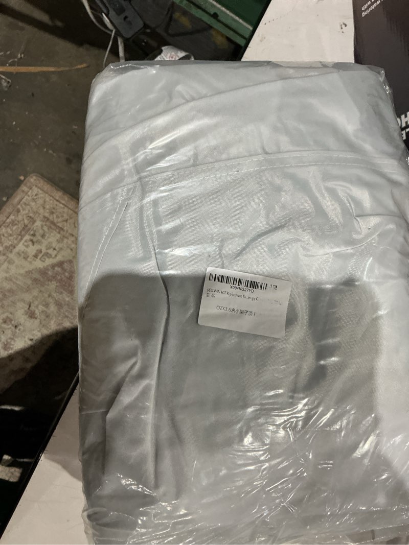 Condition photo showing As Is for replacement top with air vent compatible with ozark 12x12 instant straight leg canopy frame, canopy cover only, white