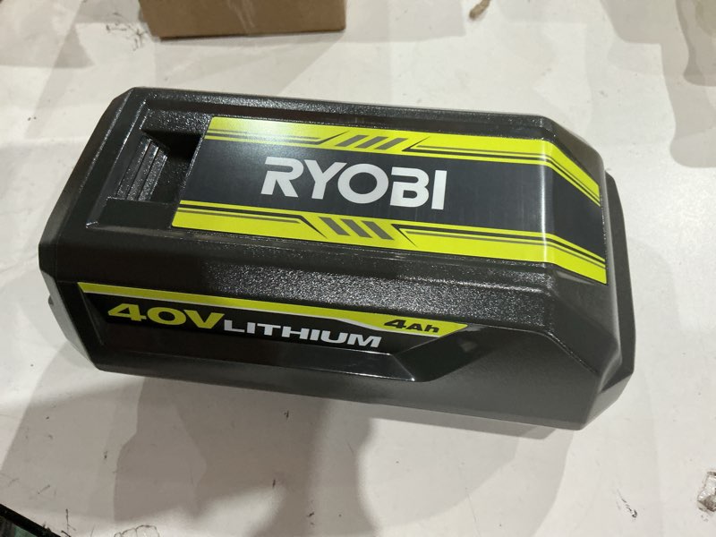 Condition photo showing Good Condition for ryobi op40404 40v battery 4.0 ah lithium-ion battery oem (2021 redesign with easy eject latch)
