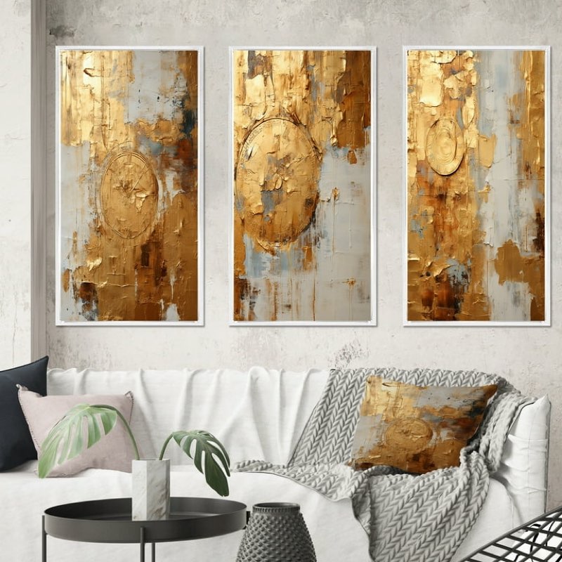 Vintage Gold Togetherness I| -  1 Piece Print Set