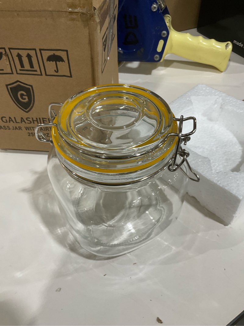 Condition photo showing Good Condition for Galashield Glass Jars with Lids 24 oz Food Storage Jars with Airtight Lids Leak Proof Glass Canisters Kitchen Jars 1 24 oz
