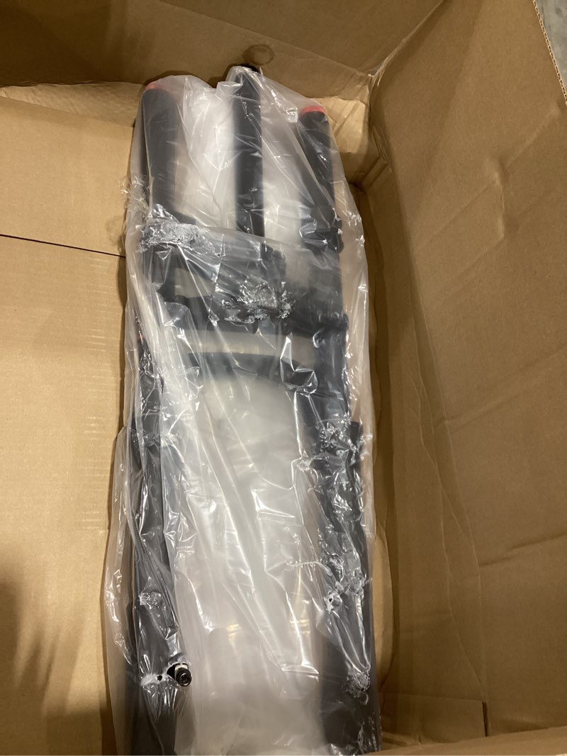 Condition photo showing Good Condition for BUCKLOS 20 inch 4.0 Fat Tire E-Bike Air Suspension Fork, 180mm Travel Spacing Hub 135mm Straight Tube MTB Manual Lockout 9mm QR Mountain Bike Double Shoulder Electric Bicycle Front Forks Snow Beach Black