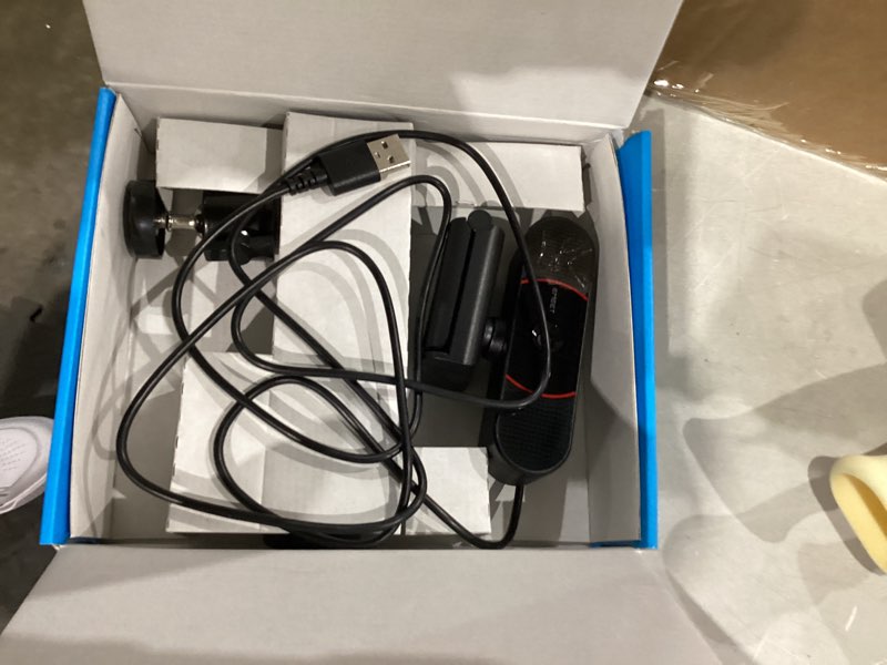 Condition photo showing Good Condition for EMEET C960 4K Webcam with Tripod, 4K UHD Sony Sensor, 3 Adjustable Height Mini Tripod w/Privacy Cover, PDAF Auto Focus, Dual Noise-Cancelling Mics, Auto Light Correction, Perfect for Online Meetings 4K Tripod