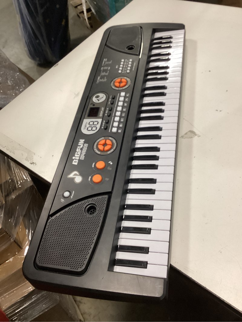 Condition photo showing As Is for 61 Key Upgrade Piano Keyboard for Kids Beginners Electronic Keyboards Pianos with LCD Screen Microphone Musical Instrument Toys for 3 4 5 6 7 8 Year Old Boys Girls Gifts