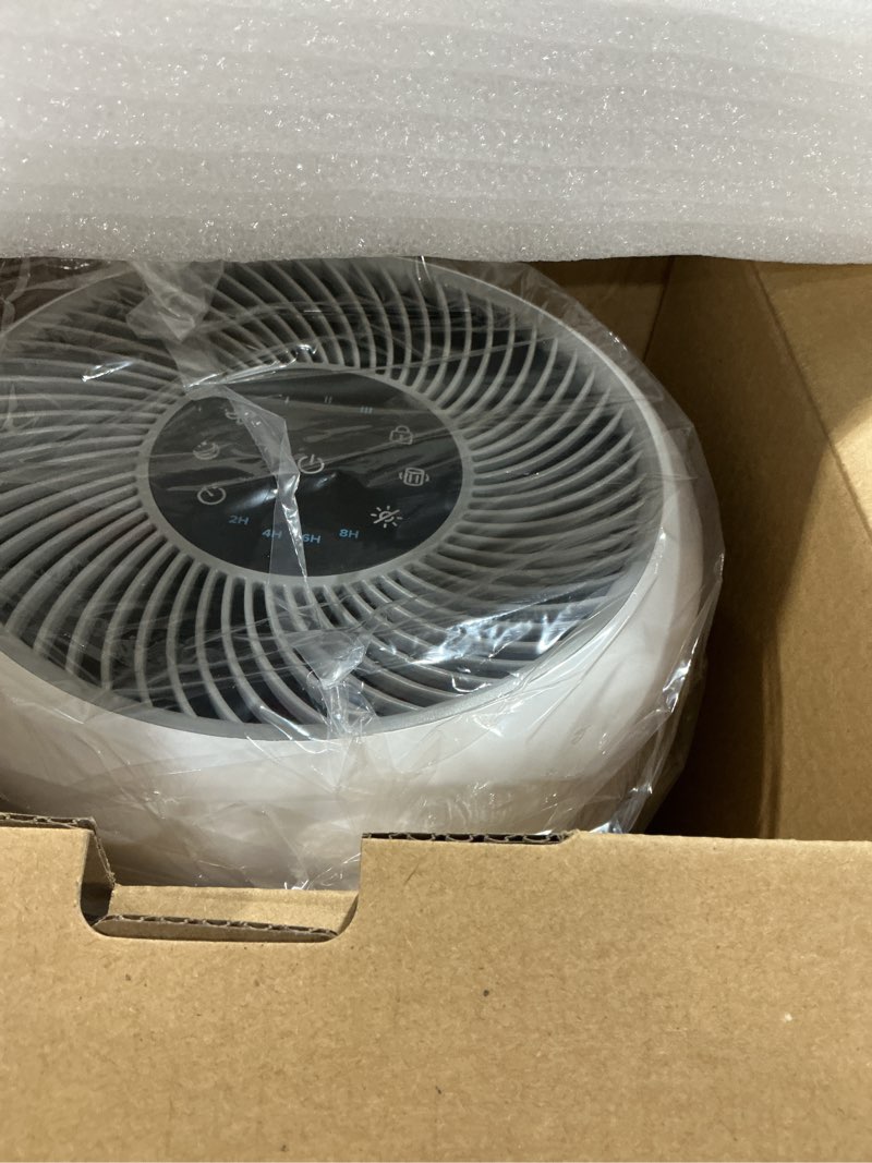 Condition photo showing Good Condition for levoit air purifier for home allergies pet hair in bedroom, covers up to 1073 ft² by 56w high torque motor, aham verifide, 3-in-1 filter with hepa sleep mode, remove dust smoke odor, core300-p, white