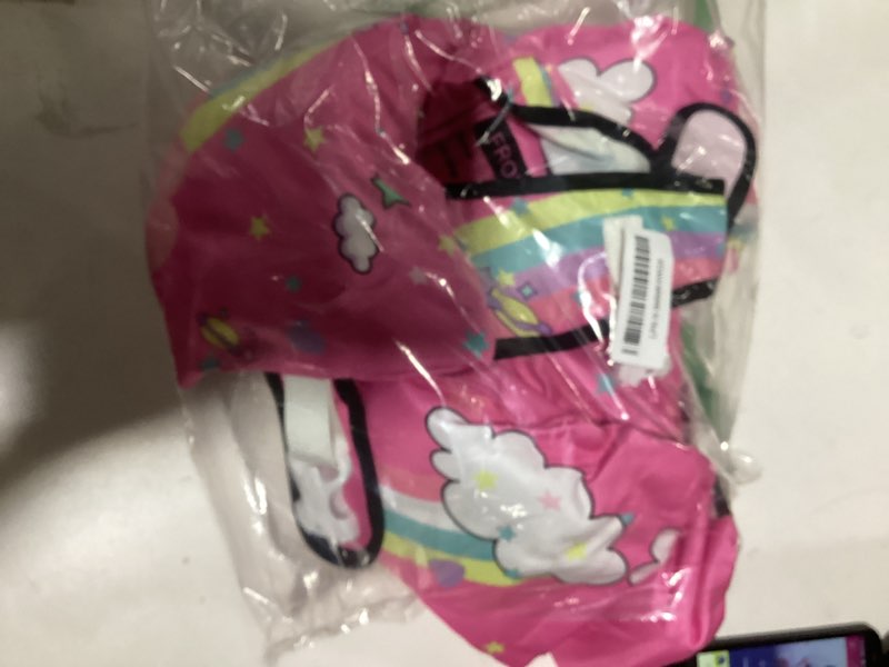 Condition photo showing Good Condition for Vvinca Toddler Swim Vest for 22-66 Lbs (2-6 Years) - 3-in-1 Kids Pool Floaties with Removable Arm Bands and Back Float, Adjustable Safety Swim Jacket for Boys and Girls Learning to Swim A-Princess