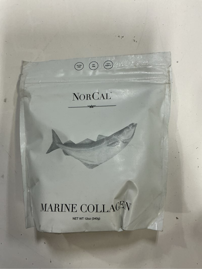 Condition photo showing Good Condition for (exp 02/2028) norcal marine collagen - 12oz marine collagen peptides powder | high protein, zero fat/sugar/carb | skin, hair, nail & joint health | low metals, us gmp certified