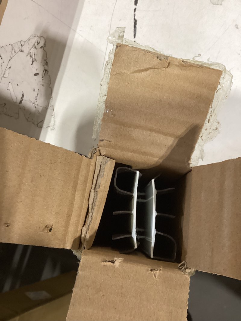 Condition photo showing As Is for 2 Pack 36" Replacement Door Sweep Hardware Double Bubble Kerf Door Sweep Door Bottom with Vinyl Fins Weather Stripping Door Seal for Bottom of Door Exterior, Weatherproof Design