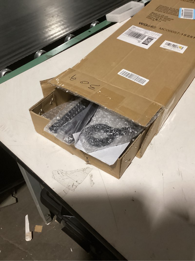 Condition photo showing New/Like New for AMAGABELI GARDEN & HOME 5 Pieces Fireplace Tools Set Indoor Wrought Iron Fire Place Pit Large Poker Wood Stove Log Firewood Tongs Holder with Handles Modern Black Outdoor Accessories Kit