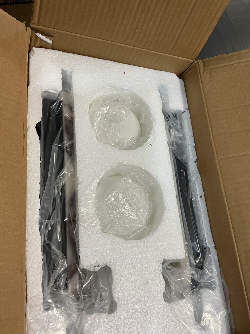 Condition photo showing New/Like New for natural alabaster wall sconce set of 2, 13.7" marble wall light, hardwired wall light fixtures, unique patterned marble wall lamp for vanity hallway bedroom living room 2 pack
