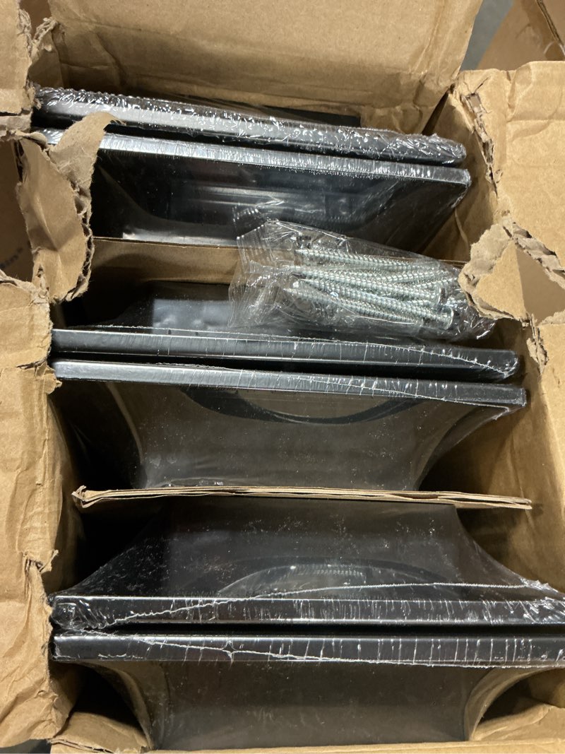 Condition photo showing Good Condition for 4x10 vent cover 6-pack heavy duty floor register for home, black | floor vent covers for home floor steel hvac register cover return air filter grille for bathroom/home/office