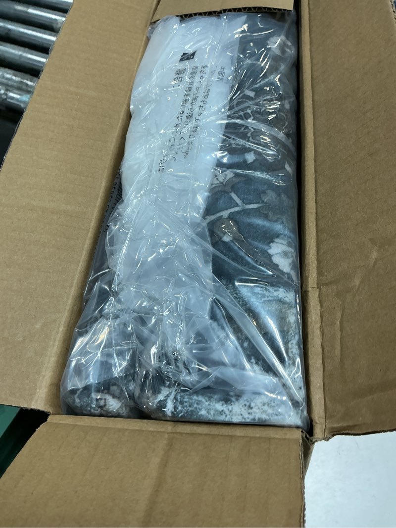 Condition photo showing New/Like New for 5x7 area rugs for living room, soft rugs blue washable rug, indoor vintage rugs for bedroom home office laundry, rubber backed non slip low pile carpet, deep blue blue 5' x 7' (rectangular)