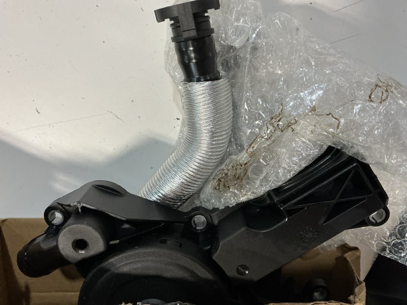 Condition photo showing As Is for pcv valve engine crankcase vent valve oil separator with breather hose kit compatible with audi a3, a4, a5, q5, tt, vw beetle,cc, golf,jetta,passat, tiguan replacement 06h103495b