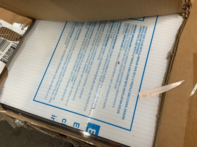 Condition photo showing Good Condition for YT-US-Greenhouse-6MM-8*4FT-8PACK  Sinimaka 8Pack Pol... Replacement Panels