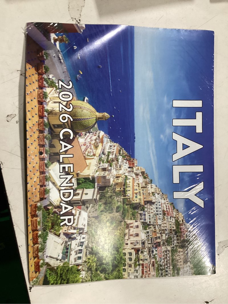 Condition photo showing New/Like New for Italy Calendar 2026 Italian Gifts Monthly Wall Calender 12 Month | American Made In The USA Italy 2026