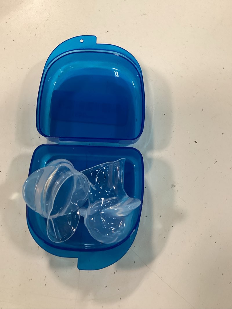 Condition photo showing As Is for anti snoring device, sleep snoring solution for men and women, reusable snore solution stopper -f07