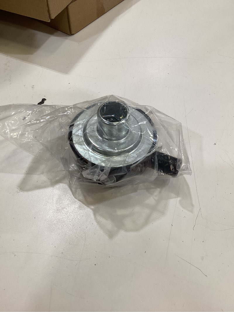 Condition photo showing As Is for shkalacar push in breather, push in breather with tube, round valve cover breather, 327 350 302 454 engine oem 9241blk 1/2in tube opening, 2 3/4in diameter, for 327 350 302 454 engine