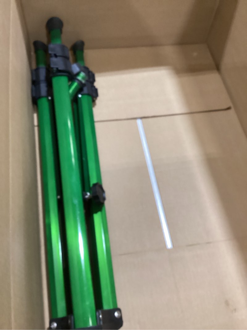 Condition photo showing As Is for Orbit 1/2 -inch Heavy-Duty Brass Impact Sprinkler on Adjustable 22-48-inch Metal Tripod Base