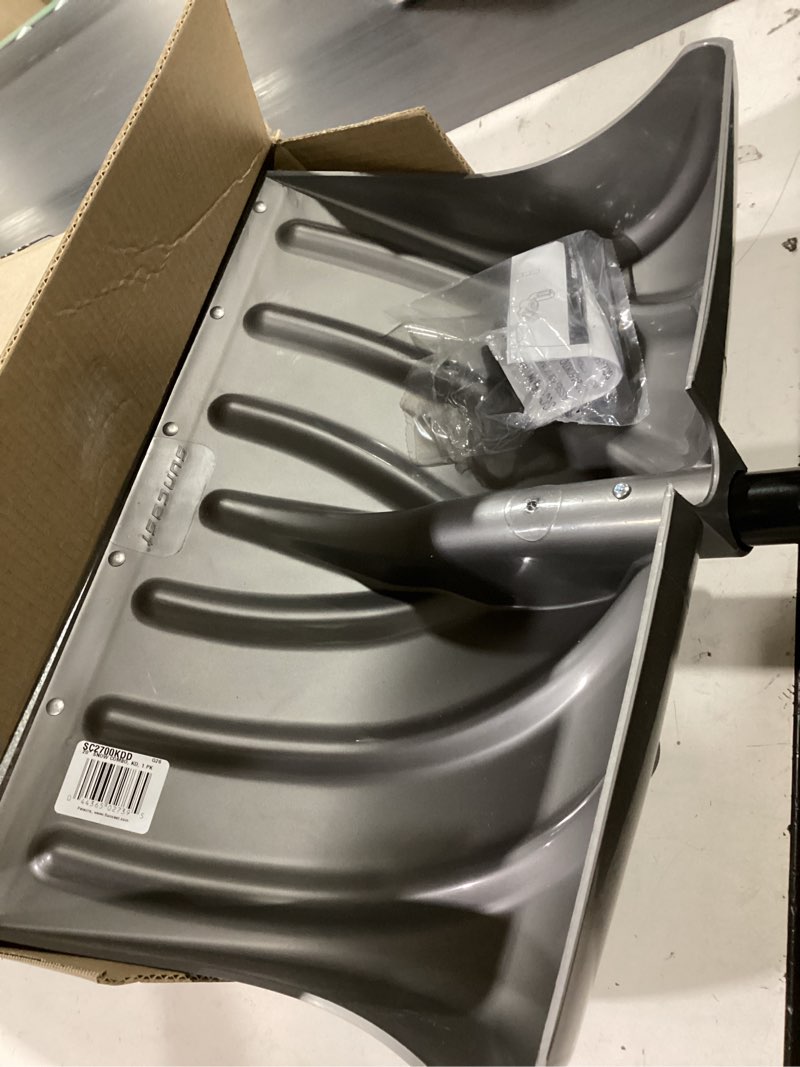 Condition photo showing Good Condition for suncast 20" combination snow shovel/pusher, grey/black sc2700kdd