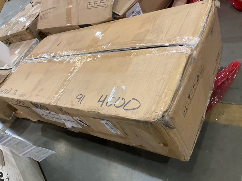 Condition photo showing As Is for natural rattan dresser for bedroom with 5 drawers, wood boho chest of drawers with gold metal handle, matte top bedroom tall dresser with large drawers for living room, closet, hallway, (nartual)