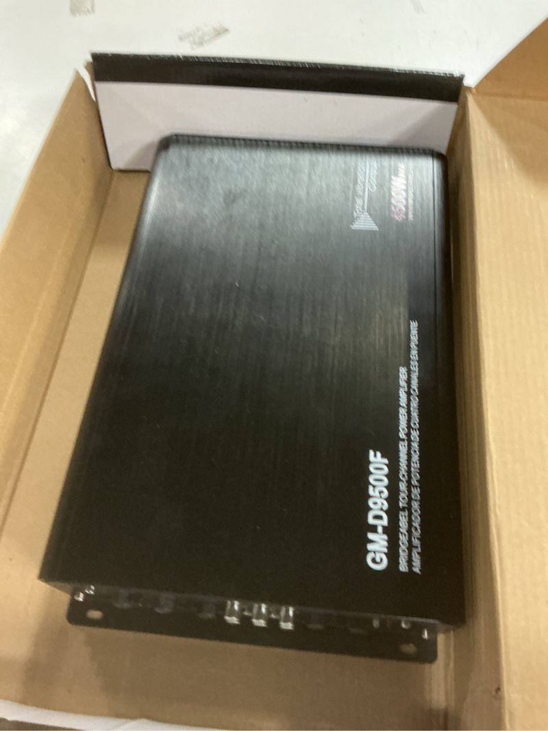 Condition photo showing As Is for YaeCCC 4-Channels 4500W Car Power Amplifier Class A/B Car Audio Stereo Amplifier