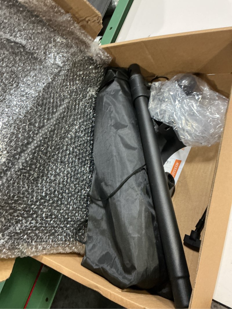 Condition photo showing Good Condition for Projector Stand Tripod Adjustable, Laptop Height from 23.5 to 46.5 inches with Gooseneck Phone Holder, Floor for Office, Home, Stage, Studio, DJ Racks Holder Mount, 23.5inch-46.5inch A?23"-46" Black