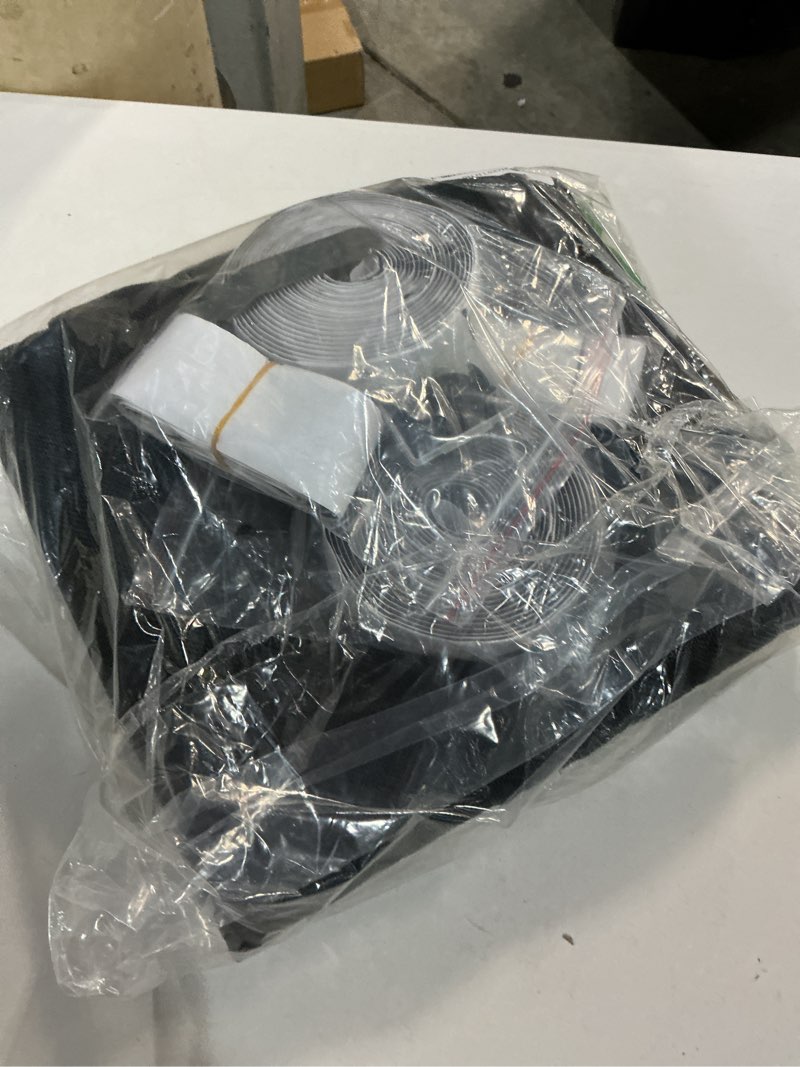 Condition photo showing New/Like New for flux phenom magnetic screen door (2 pack) - bugs out, breeze in - 9min install auto-sealing heavy duty double stitched mesh, hands free sliding & patio doors net, pet & kid friendly, 38 x 82 inch black (2-pack) 38"x82"