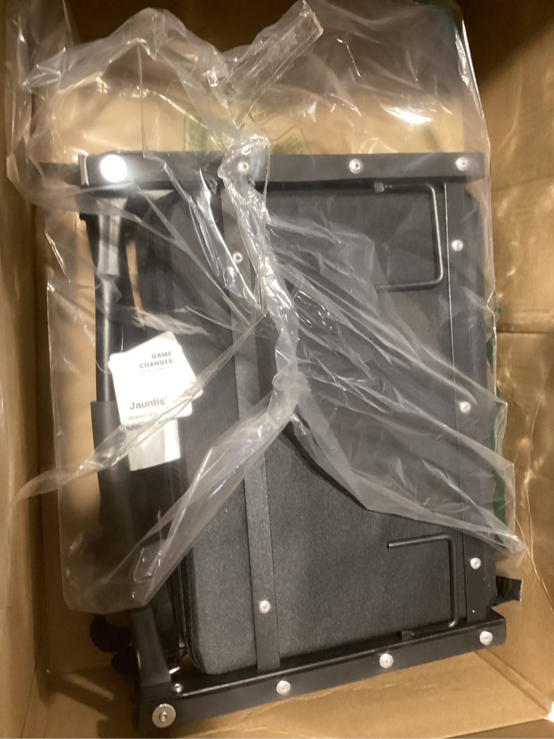 Condition photo showing Good Condition for Stadium Seats for Bleachers, Bleacher Seats with Ultra Padded Comfy Foam Backs and Cushion, Wide Portable Stadium Chairs with Back Support and Shoulder Strap Regular - 16.9"W x 13.2"D x 15.4"H Black 1