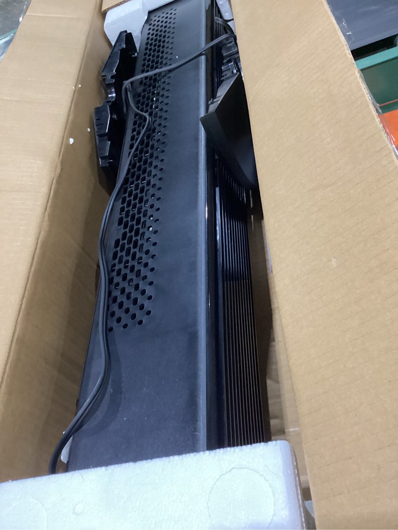 Condition photo showing Good Condition for *not tested* dreo tower fan for bedroom, upgraded dc 9 speeds 25db ultra-quiet floor fan, 90° oscillating fans with 28ft/s velocity, 12h timer, standing fan, bladeless fan powerful for home office room black standard