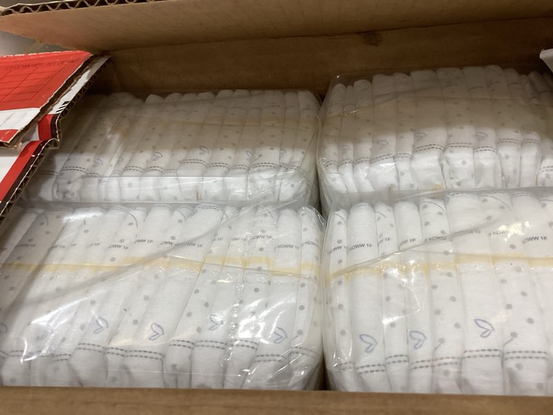 Condition photo showing New/Like New for Huggies Size 1 Diapers, Little Snugglers Baby Diapers, Size 1 (8-14 lbs), 168 Count, Packaging May Vary Size 1 168