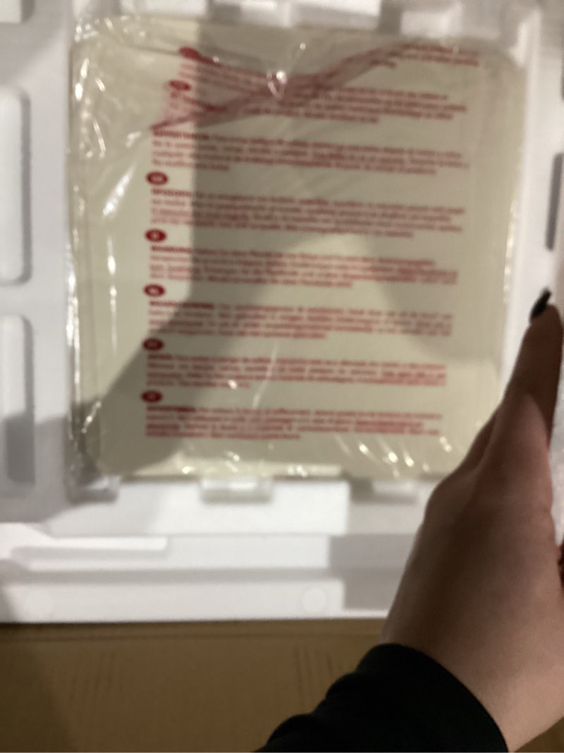 Condition photo showing As Is for (new)Ninja Artisan Outdoor Pizza Oven, 12-inch, 3-minute Pizza, Neapolitan, Thin Crust, New York Chicago, Custom, 700F Max Temperature, Electric Heat, Bake, Broil, Proof, Warm, MO201