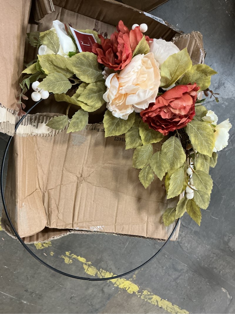 sm94122 fall harvest wreath