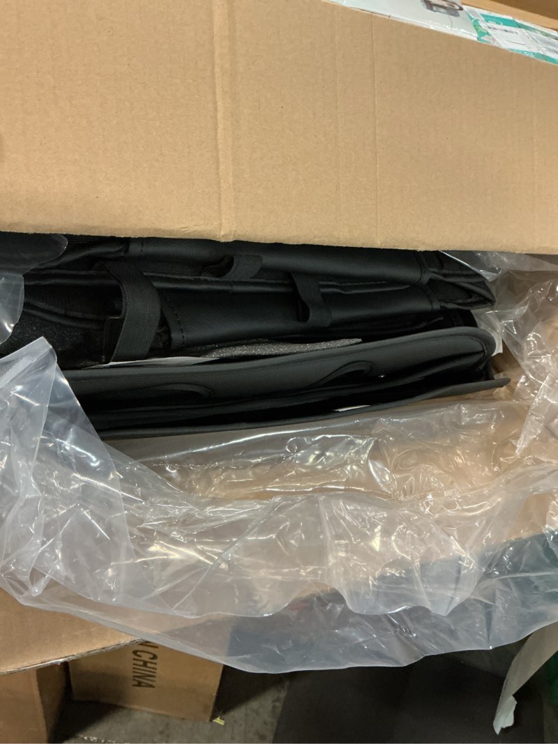 Condition photo showing Good Condition for Car Seat Covers Custom Fit for Dodge Ram 1500/2500/3500HD 2002-2025 2026 Pick-up:Crew Double Mega Quad Cab Waterproof Leather Truck Seat Covers Protector(5 Seats/Curved Bench/Black&Red) #096 Black&Red 5 Seats(Curved Bench)-RAM