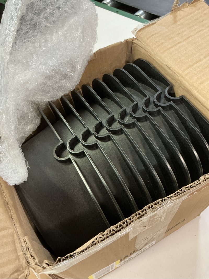 Condition photo showing Good Condition for tuanse 10 pcs recessed light cover for 6 inch lighting fixtures 8.6 x 8.6 x 2.9 inch fire-resistant and energy-saving light insulation protect cover for attic (black) 8.6 x 8.6 x 2.9 inch black 10