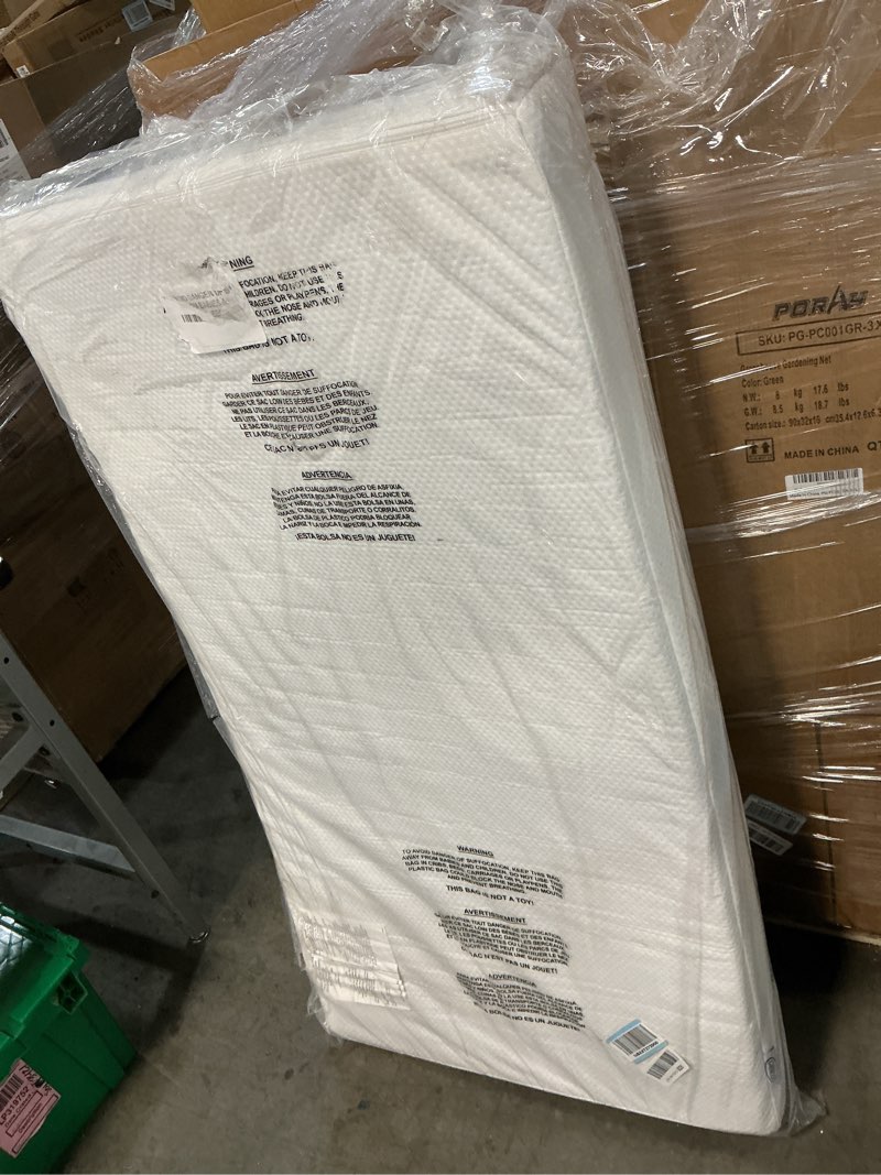 Condition photo showing Good Condition for graco premium crib & toddler mattress – greenguard gold certified, machine washable oeko-tex standard 100 certified cover with waterproof surface, fits any standard full size baby crib & toddler bed