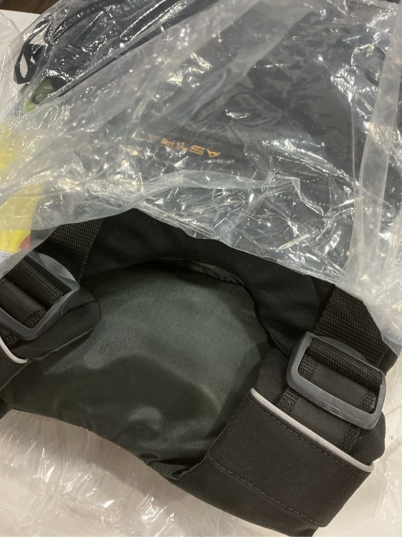 Condition photo showing New/Like New for astral ringo life jacket pfd for whitewater, sea, tour, and stand up paddle boarding, basalt black, small/medium