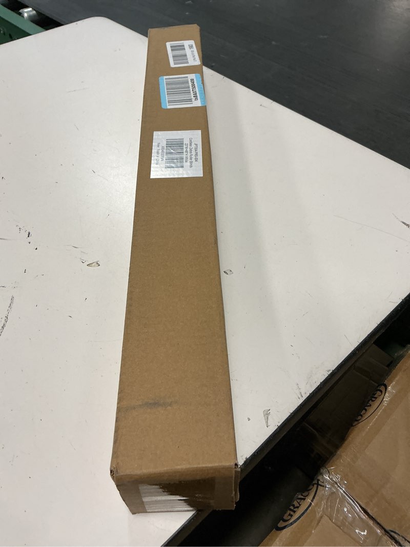 Condition photo showing New/Like New for lazblinds no tools no drill cordless zebra blinds for windows, dual layer light control for day and night, light filtering privacy roller blinds and shades for home, 23" w x 48" h, white white 23"w x 48"h