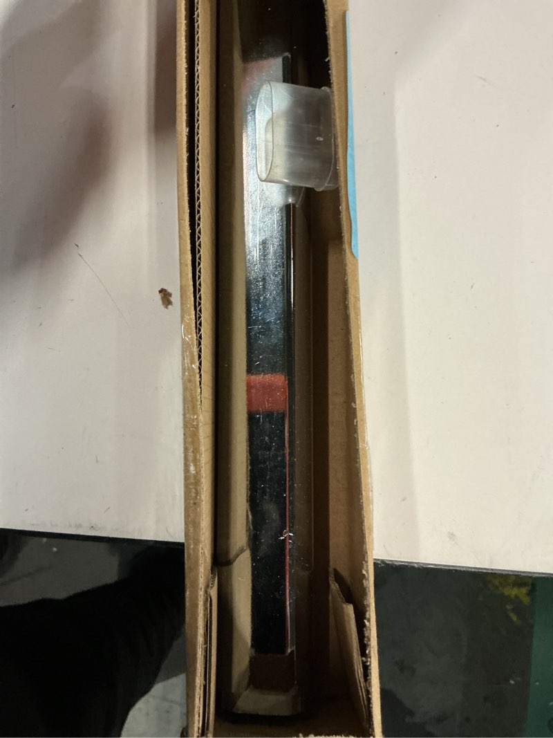 Condition photo showing Good Condition for CTSZOOM Oval Closet Rod for Hanging Clothes, 90 lbs One-Piece Design, 30-55 Inch No-Cut Stepless Adjustable, Heavy Duty Metal Hanging Rod for Wardrobe, Closet (Chrome)