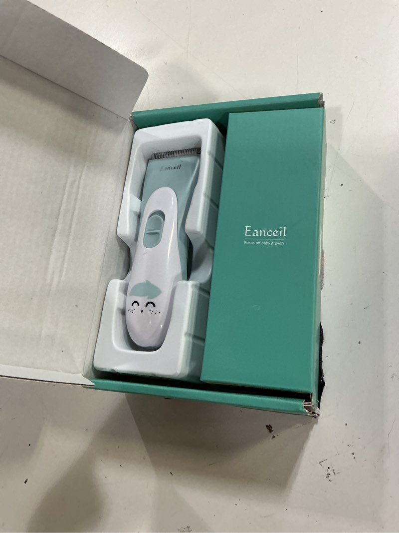 Condition photo showing Good Condition for baby hair clippers, ceramic blade electric kids hair trimmer, ultra-quiet cordless rechargeable waterproof haircut kit for kids & adult